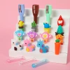 Cartoon silicone pen cap, cute pencil cap, pencil protection case, heart-shaped extension soft rubber pen cap for children and primary school students Specification image